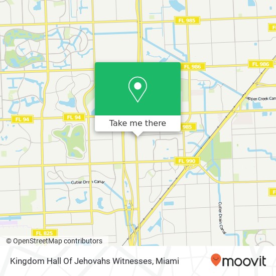 Kingdom Hall Of Jehovahs Witnesses map