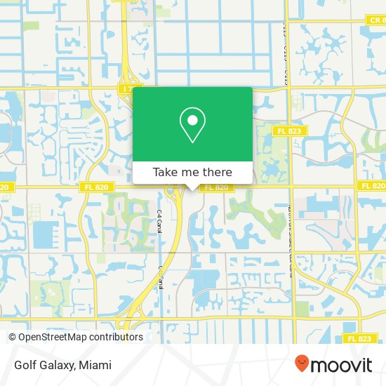 Mapa de Golf Galaxy