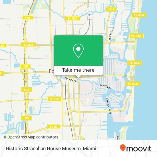 Historic Stranahan House Museum map