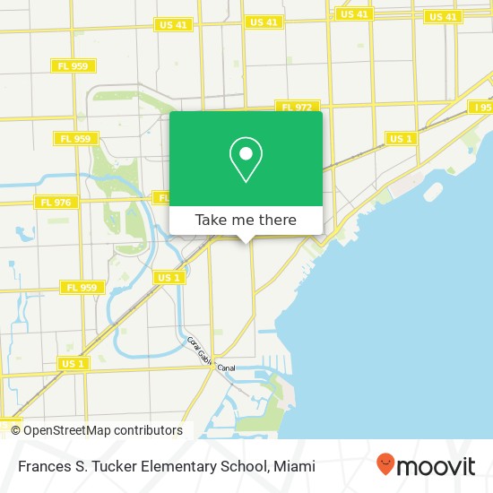 Mapa de Frances S. Tucker Elementary School