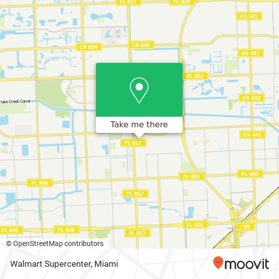 Walmart Supercenter map