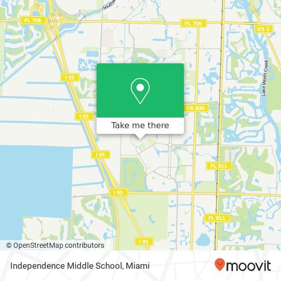 Independence Middle School map