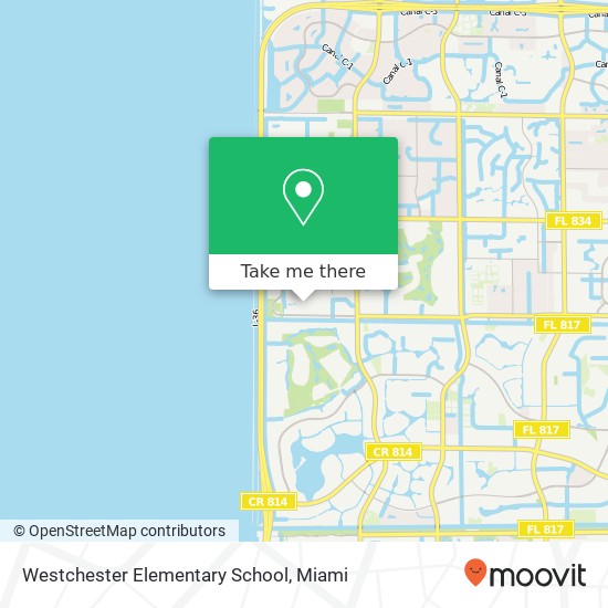 Mapa de Westchester Elementary School