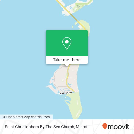 Saint Christophers By The Sea Church map