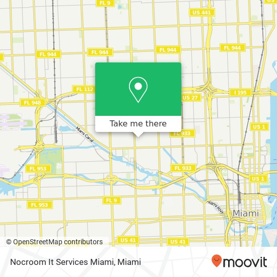 Nocroom It Services Miami map