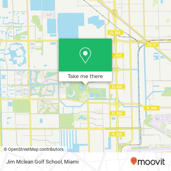 Jim Mclean Golf School map