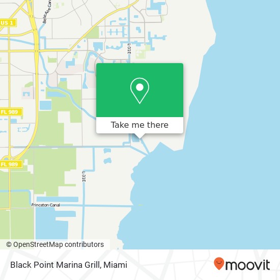 Black Point Marina Grill map