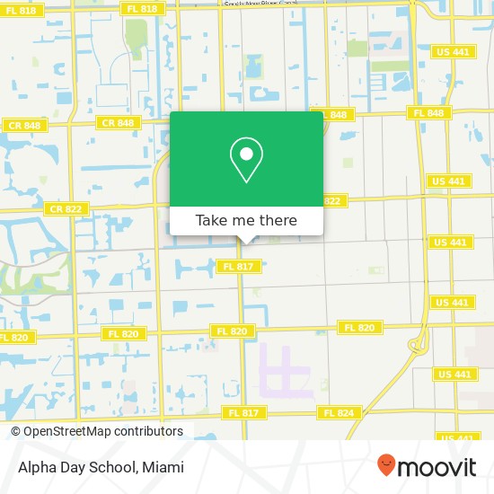 Alpha Day School map