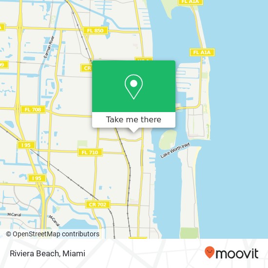 Mapa de Riviera Beach