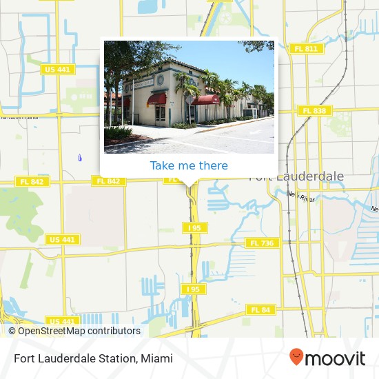 Mapa de Fort Lauderdale Station