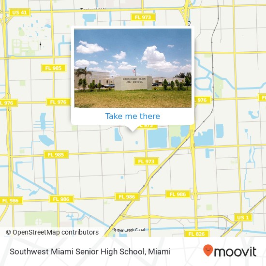 Mapa de Southwest Miami Senior High School