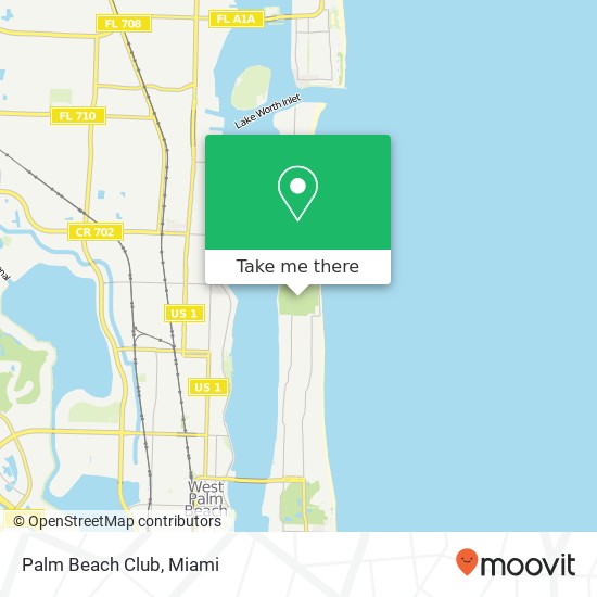 Mapa de Palm Beach Club