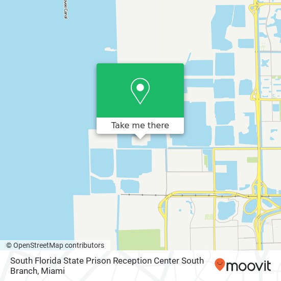 South Florida State Prison Reception Center South Branch map