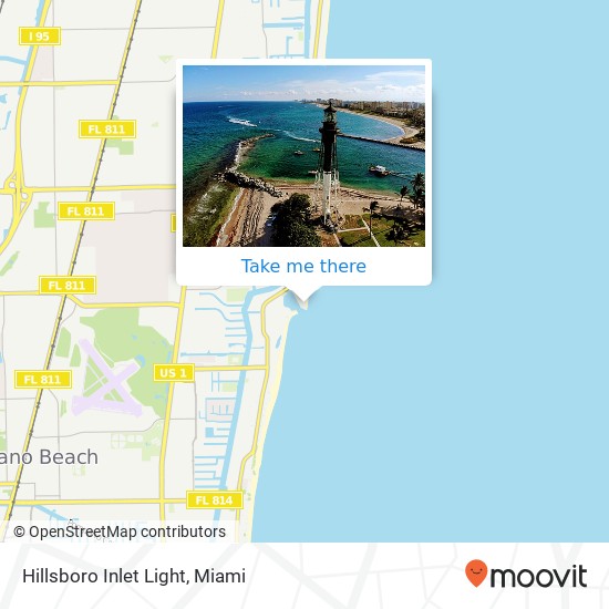 Hillsboro Inlet Light map