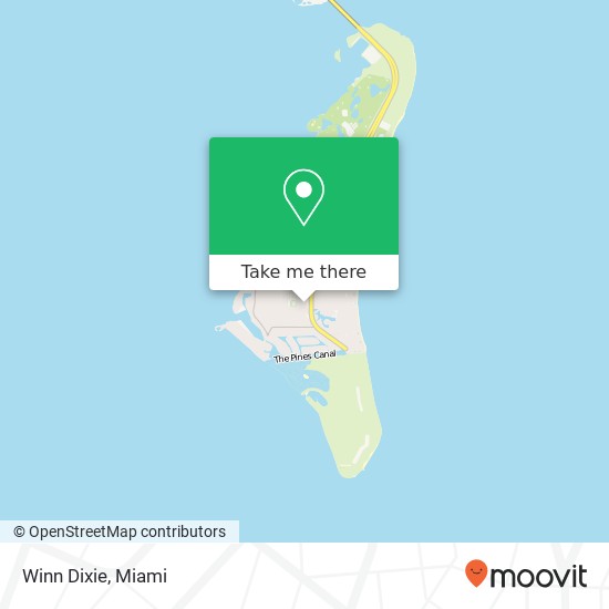 Winn Dixie map