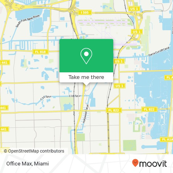 Office Max map