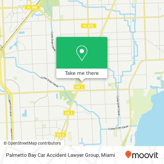 Mapa de Palmetto Bay Car Accident Lawyer Group