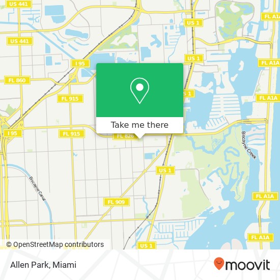 Allen Park map