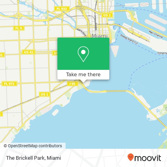 The Brickell Park map