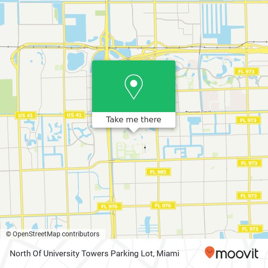 Mapa de North Of University Towers Parking Lot