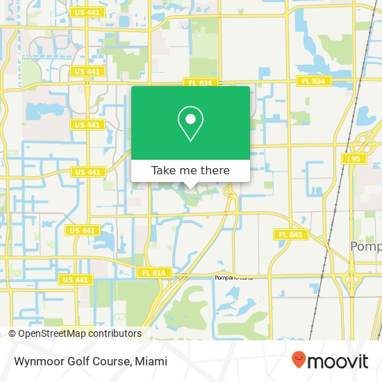 Mapa de Wynmoor Golf Course