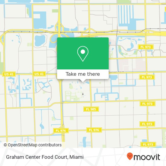 Graham Center Food Court map