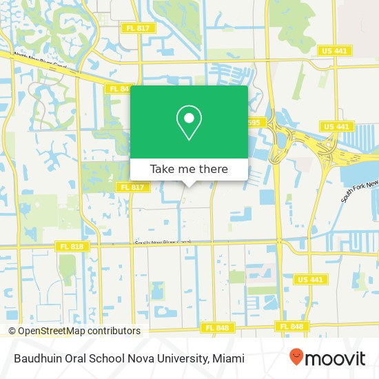 Mapa de Baudhuin Oral School Nova University