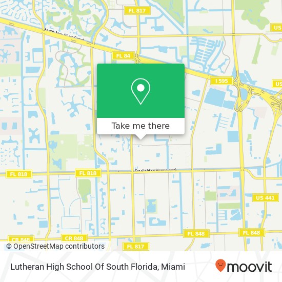 Mapa de Lutheran High School Of South Florida