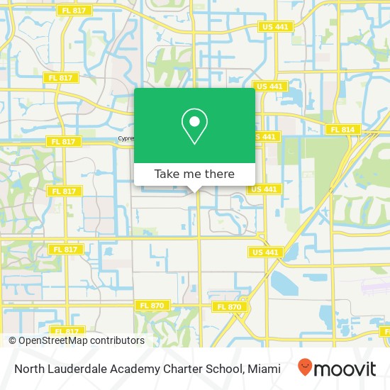 Mapa de North Lauderdale Academy Charter School