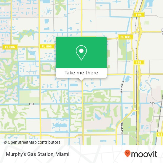 Mapa de Murphy's Gas Station
