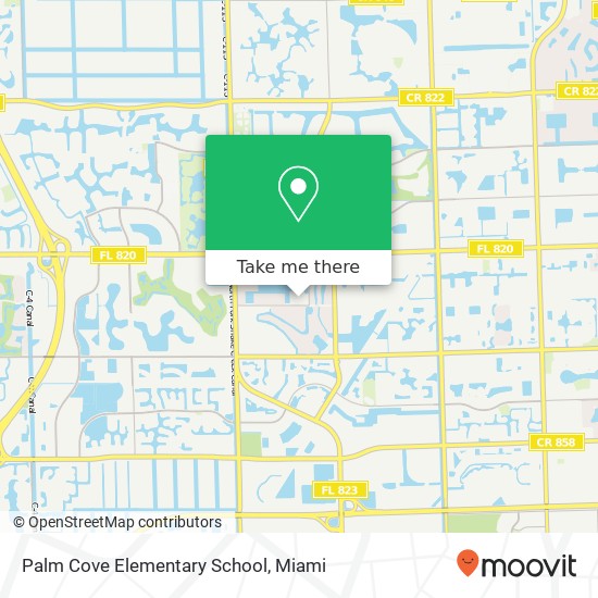 Palm Cove Elementary School map