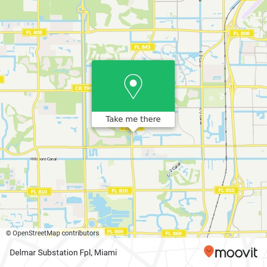 Mapa de Delmar Substation Fpl