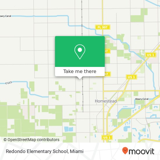 Redondo Elementary School map