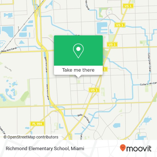 Richmond Elementary School map