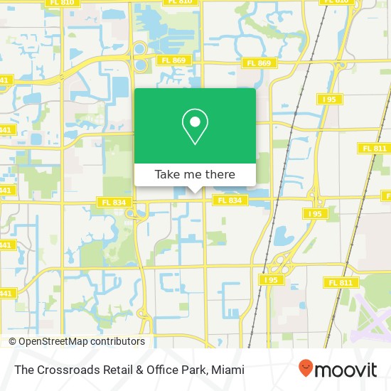 Mapa de The Crossroads Retail & Office Park