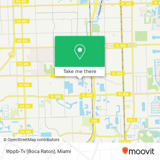 Wppb-Tv (Boca Raton) map