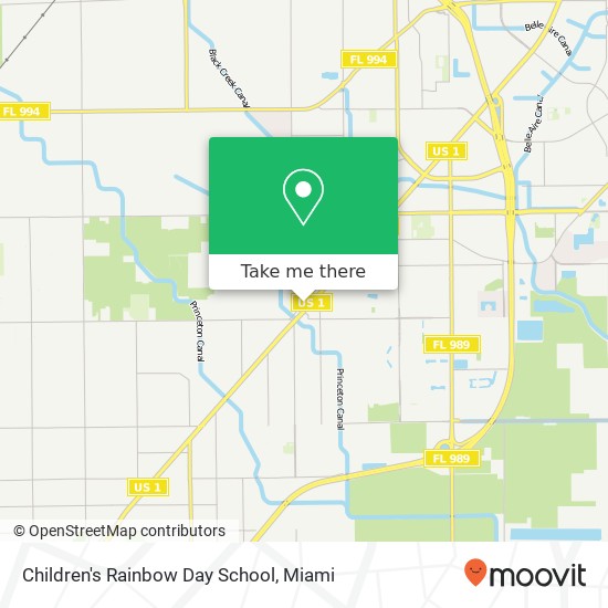 Children's Rainbow Day School map