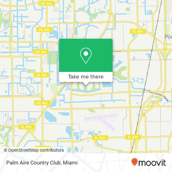 Mapa de Palm Aire Country Club