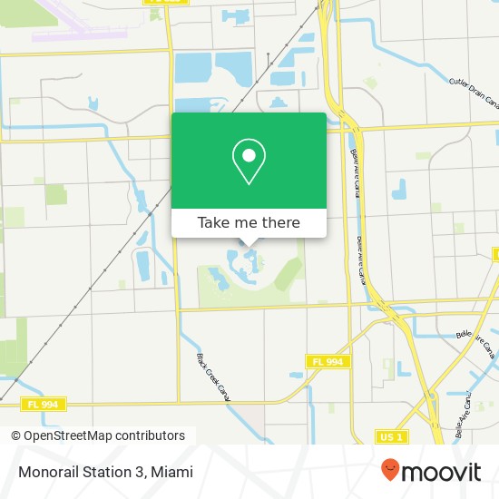 Mapa de Monorail Station 3