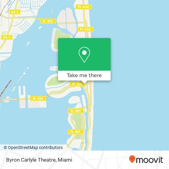 Byron Carlyle Theatre map