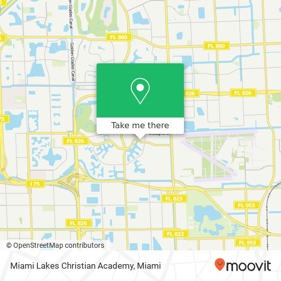 Miami Lakes Christian Academy map