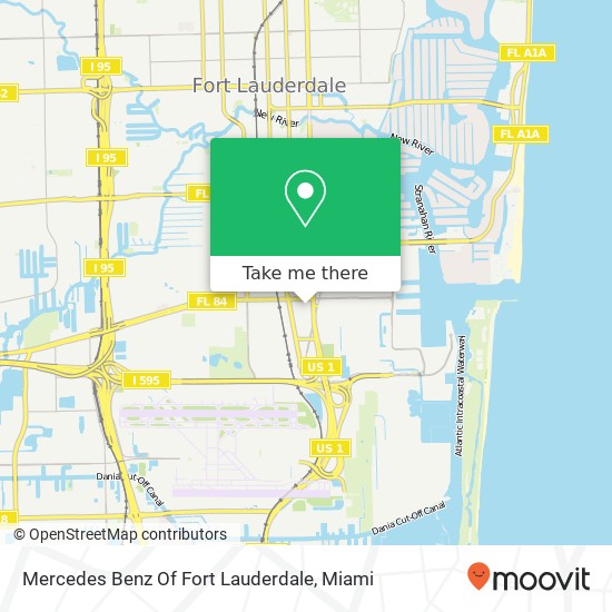 Mercedes Benz Of Fort Lauderdale map