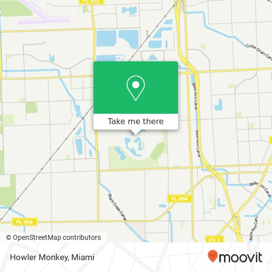 Mapa de Howler Monkey