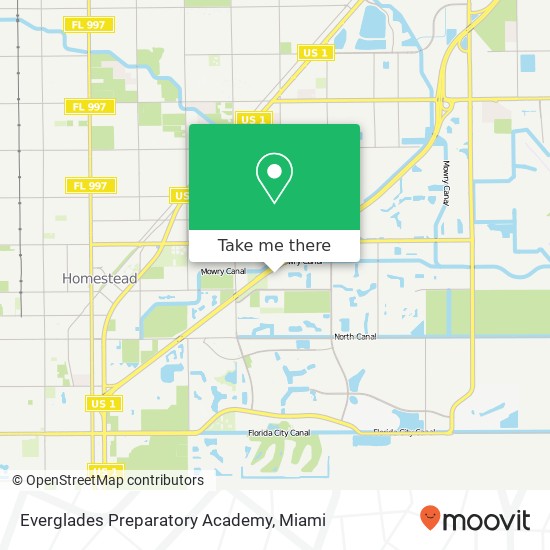 Mapa de Everglades Preparatory Academy