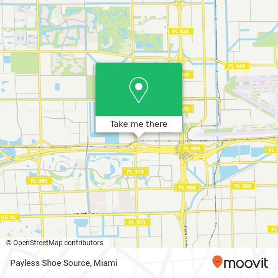 Mapa de Payless Shoe Source