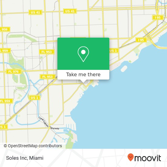 Soles Inc map