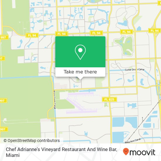 Mapa de Chef Adrianne's Vineyard Restaurant And Wine Bar