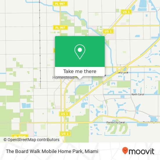 Mapa de The Board Walk Mobile Home Park