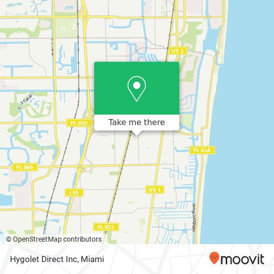 Hygolet Direct Inc map