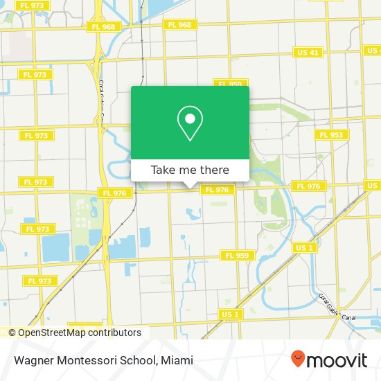 Wagner Montessori School map